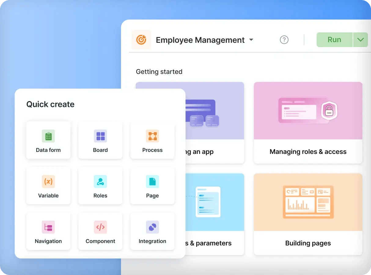 Drag-and-drop builder